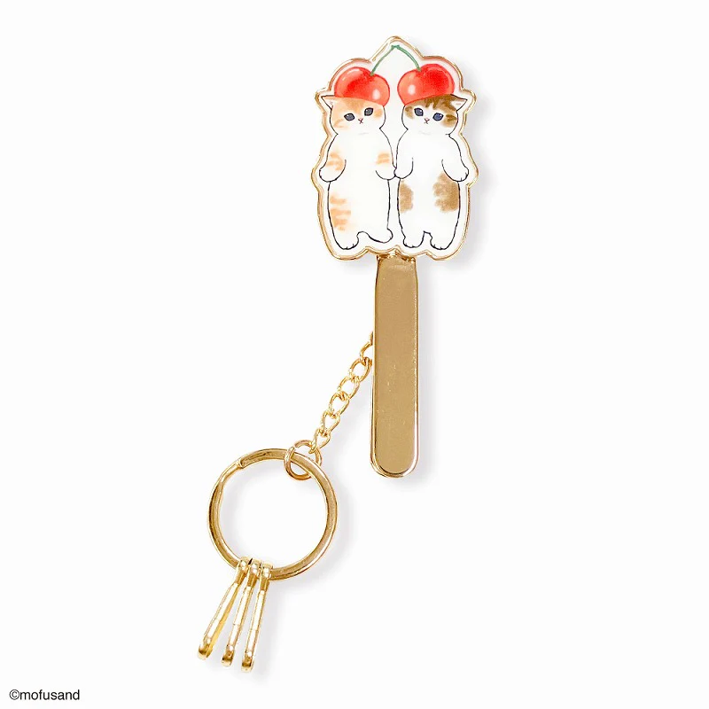 Mofusand｜Fruit Cat Clip Key Charm｜85×25×20mm approx.