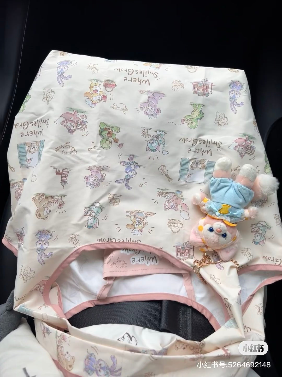 Disney迪士尼｜Where Smiles Grow Shopping Bag东迪夏日剧场系列购物袋/软软糯糯超级轻/还有小隔层