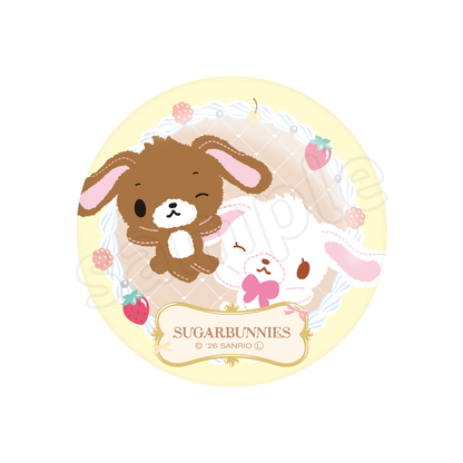 Sanrio｜Sugarbunnies Love Sweets Can Badge｜57mm approx.