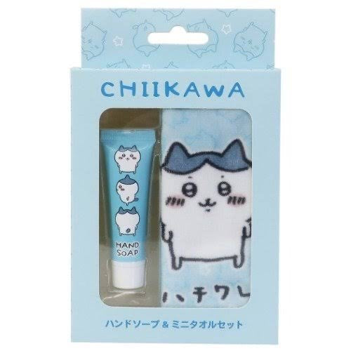 Chiikawa 吉伊卡哇｜角色保湿护手霜+角色小毛巾礼盒装｜护手霜12g/毛巾約H160×W160mm