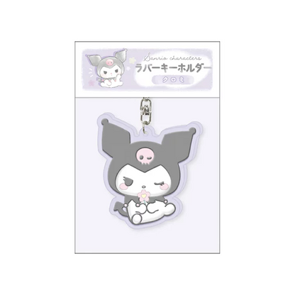 Sanrio｜Flora Rubber Keychain/Keyring｜65×65×3mm approx.