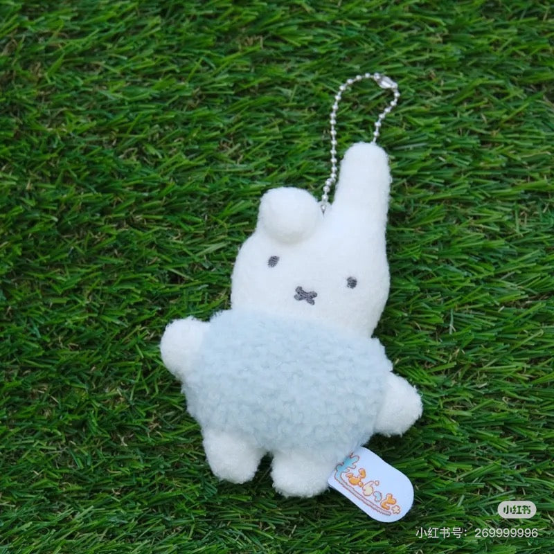 Miffy米菲｜米菲/鲍里斯熊卷毛毛绒挂/挂件｜约W70×H100×D35mm