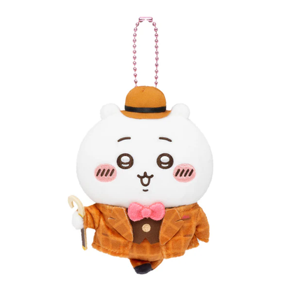 chiikawa｜Otaru Limited Edition Retro Mascot Holder /Plush Keychain｜H140 x W90 x D50 mm approx.