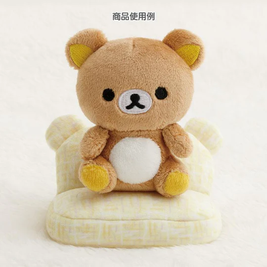 Rilakkuma轻松熊｜San-X Hand-held Plush/Wonderful House Sitting奇妙屋可爱场景毛绒玩偶摆件/手玉｜约60×80×55mm