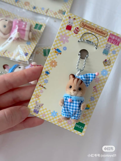 【limit 1】SylvanianFamilies｜Walnut Squirrel Key Chain Nightware Eopch Calico Critters