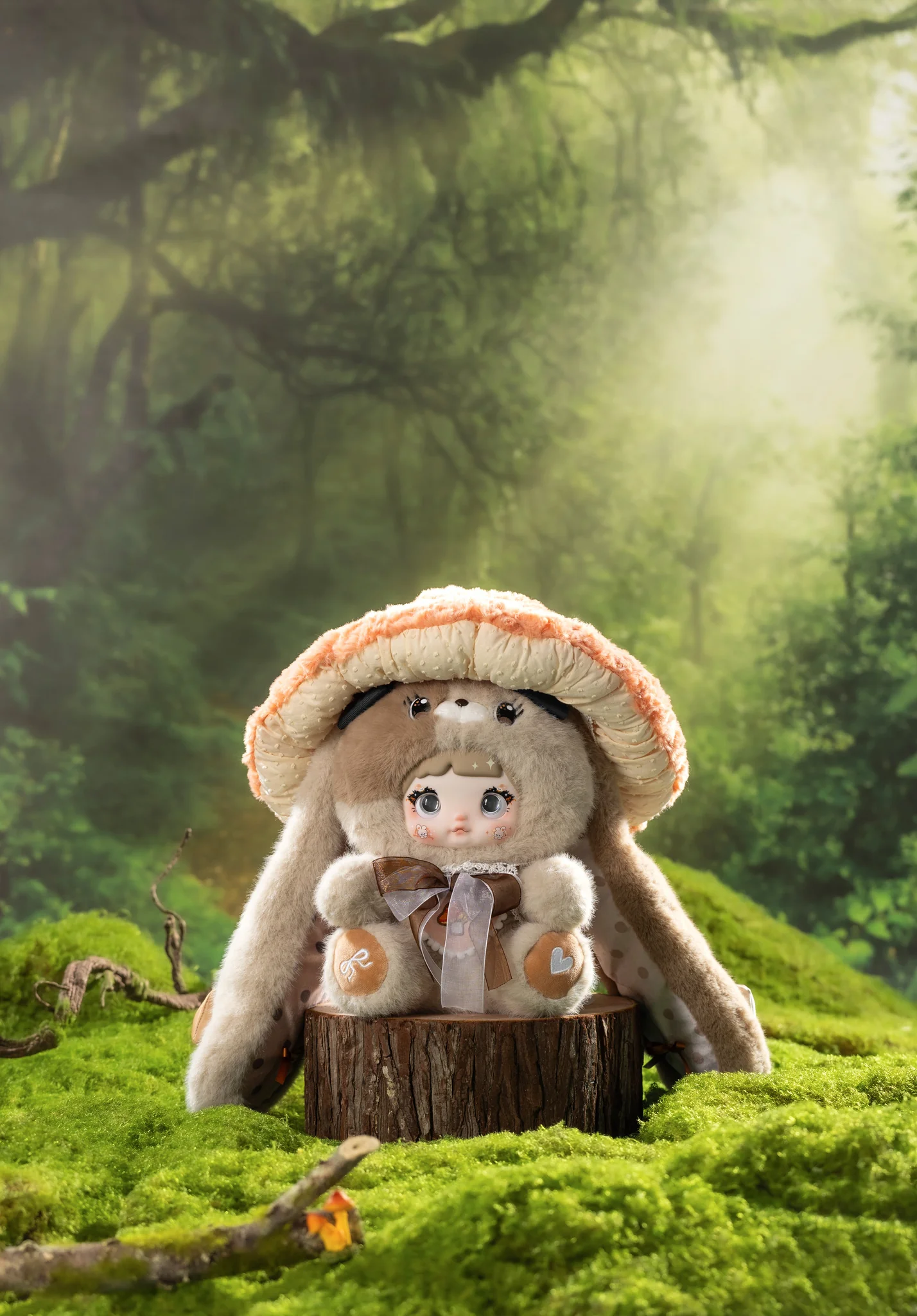 NOMMI Mushroom Hat 400% Big Doll Series vinyl Plush Blind Box
