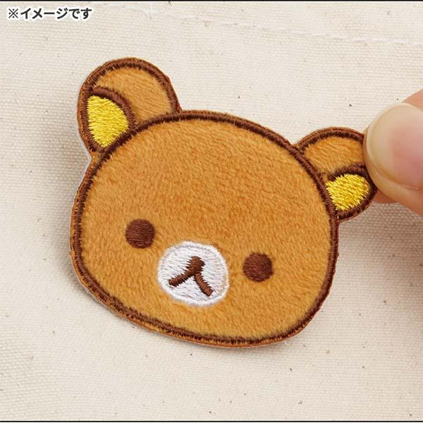Rilakkuma｜Patch Series  Fluffy Patch Sticker｜97 x 57 mm approx.
