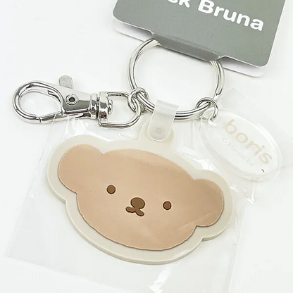 Miffy｜Rubber Keychain/Keyring｜50×40mm approx.