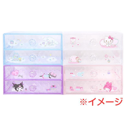 Sanrio｜Relaxing Stacking Chest Drawer｜16.3×9.3×9cm approx.
