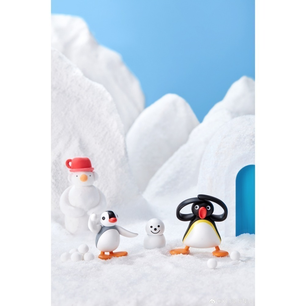 Pingu｜Mini Theater Combination Magnetic mystery bag/blind box/All 6 types｜1 box a pair