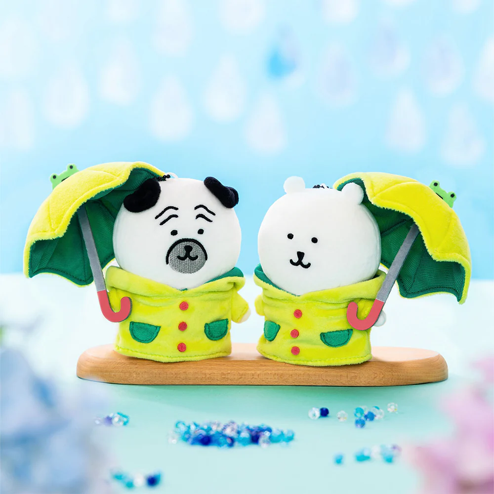 【limit 1】Nagano｜Characters Rainy Day Mascot Holder /Plush Keychain｜H135×W130×D80mm approx.