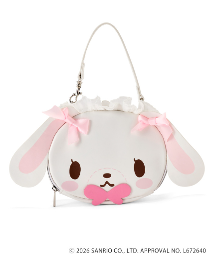 Sanrio｜GRL Collaboration Head Dress SugarBunnies Face Mini Makeup Pouch｜11.5 x 15.5 x 4.5cm approx.