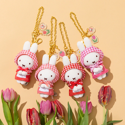 Miffy｜Bruna Little Thank You Mascot Holder /Plush Keychain｜W65 x H115 x D50mm approx.