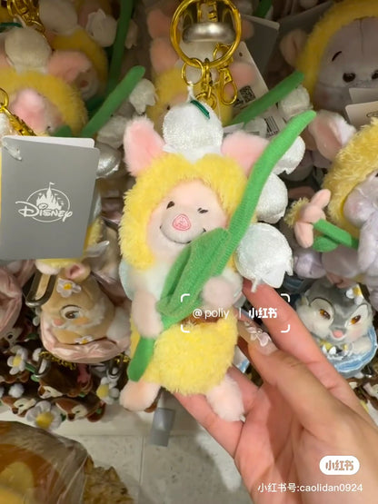 Disney｜Flower Garden Mascot Holder /Plush Keychain｜H16×W12×D10cm approx.