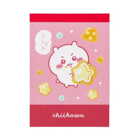 Chiikawa 吉伊卡哇｜角色小便签/内有角色图案｜100张入/W60 x H85 x D10mm