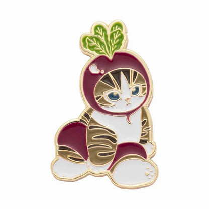 Mofusand｜Mofumofu Marche Pin Badge｜30×25×12mm approx.