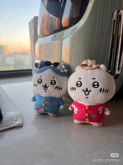 Chiikawa 吉伊卡哇｜Traveling Petite Mini Mascot观光旅行系列毛绒玩偶挂件/包挂｜约H150×W55×D80mm