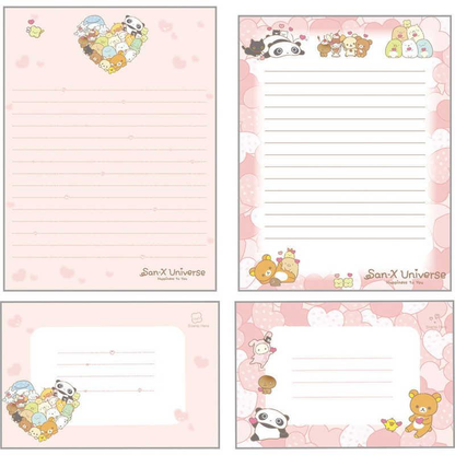 Sanx｜Universe Heart Letter Envelope Set｜190×142mm approx.