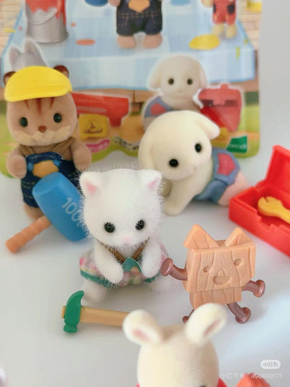 SylvanianFamilies｜Babys Love Crafts / baby builder/ Construction Series mystery bag/blind box/All 8 types｜1pcs