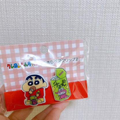 Crayon shin-chan｜Acrylic Clip Set ｜ 35×35×14mm approx.