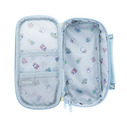 Nintendo｜Super Mario Brothers Round Zipper Pen Pouch Pencil Case｜200×120×50mm approx.
