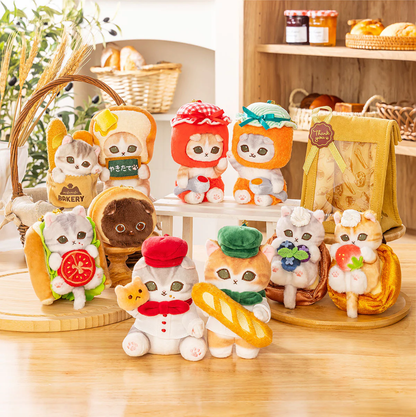 Mofusand｜Mofumofu Bakery Mascot Holder /Plush Keychain｜H150 x W100 x D95mm approx.