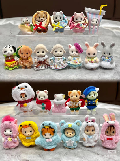【limit 1】SylvanianFamilies｜Calico Critters Baby Deer Snowman Keychain