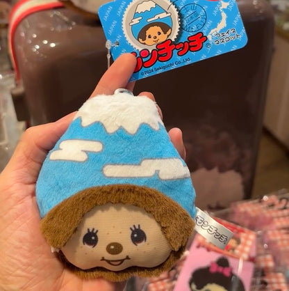 Monchhichi｜Face Mascot Holder /Plush Keychain
