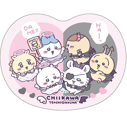 Chiikawa 吉伊卡哇｜天使恶魔系列柔软爱心抱枕/正反都可爱｜約H350×W450×D90mm