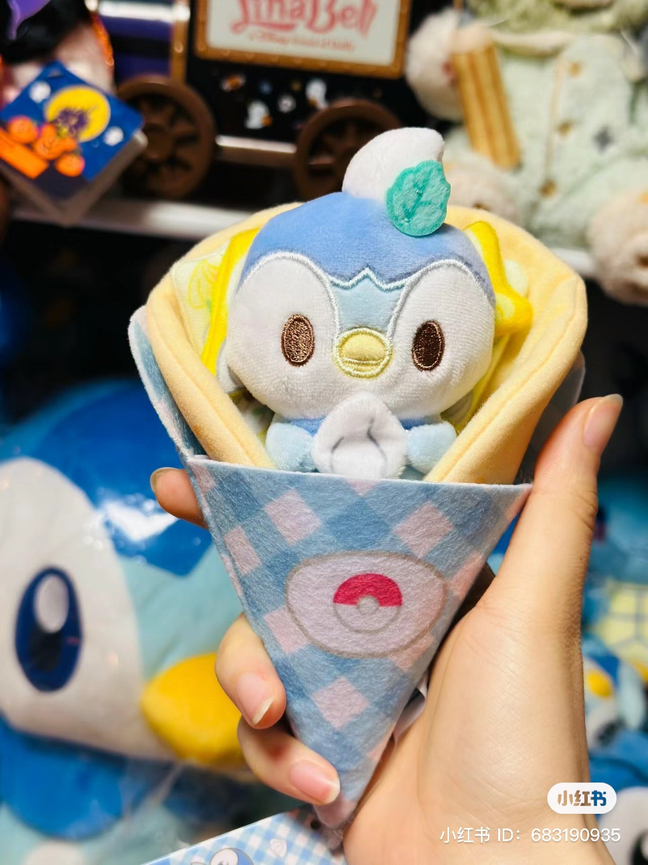 Pokemon｜pokepeace可丽饼限定毛绒玩偶/公仔/真的可以摊饼/展开也可爱｜约18 x 13 x 7cm