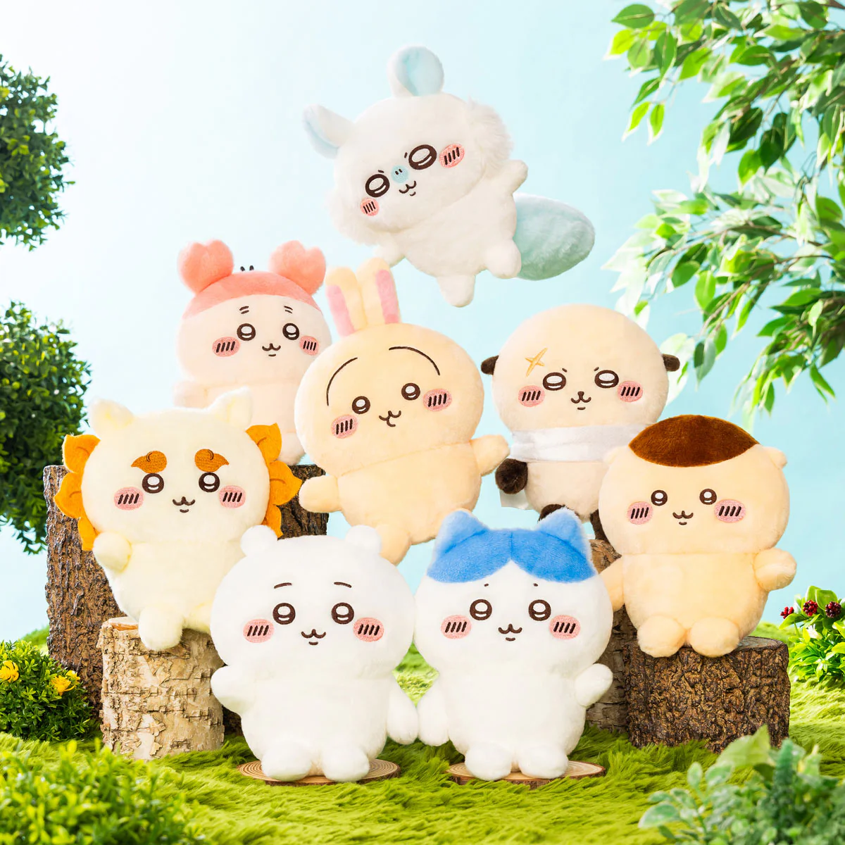 chiikawa｜Little Posing Sitting Plush Dolls/Plush Toy｜170×120×80mm approx.