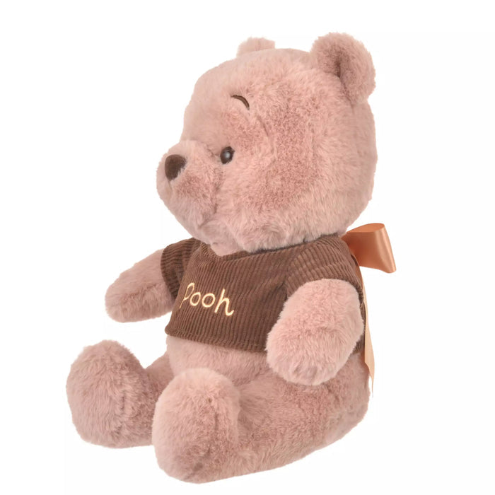 Disney迪士尼｜情人节巧克力系列蝴蝶结丝带噗噗公仔/玩偶｜高さ約34×幅29×奥行き24(cm)