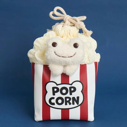 Pickles the Frog｜Always Cinema Popcorn Drawstring Pouch｜H19×W17×D2.5cm approx.