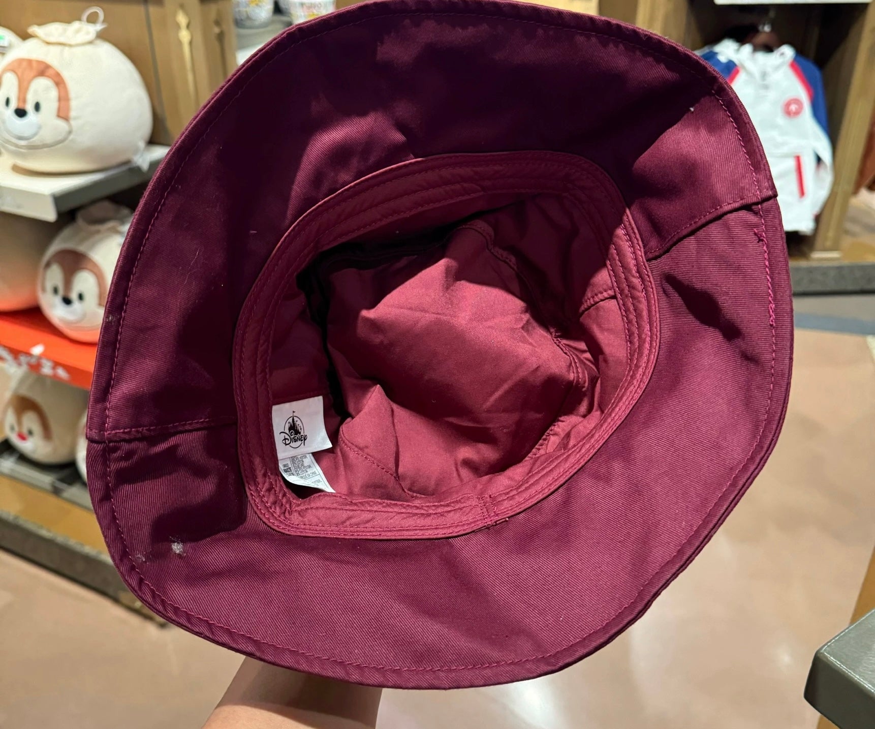 Disney迪士尼｜Lotso草莓熊可爱毛绒玩偶渔夫帽/遮阳帽