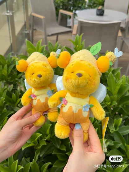 Disney HK｜眯眯眼蜜蜂柠檬噗噗挂件