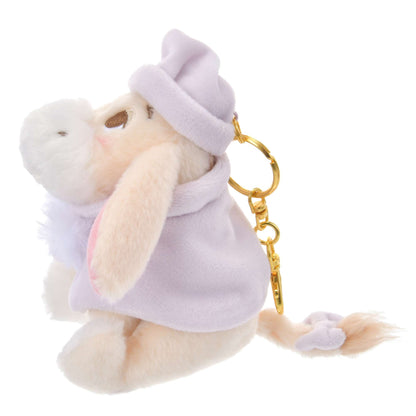Disney迪士尼｜Plush Mascot Keychain - White Pooh Fruit Latte Color东迪冬日限定水果拿铁色睡衣睡帽斗篷系列可爱角色毛绒挂件/包挂｜约高 16.5 x 宽 10 x 深 9cm