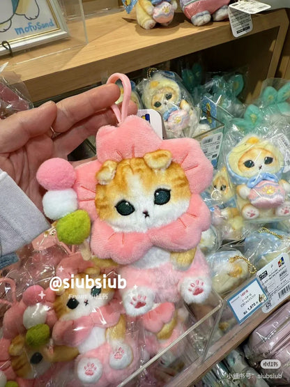 Mofusand｜Flower Sakura Cherry Blossom Dango Mascot Holder /Plush Keychain｜140×70×110mm approx. approx.