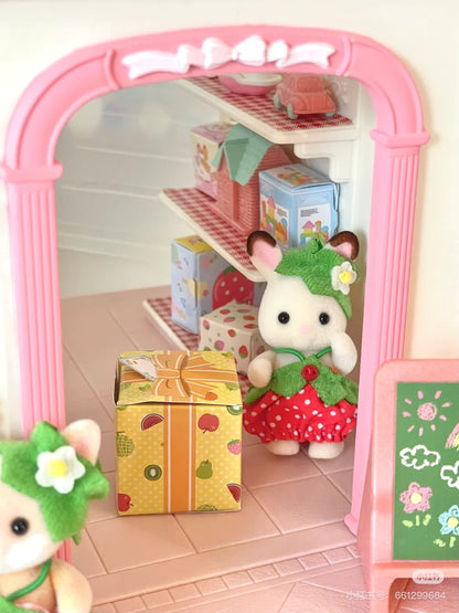 【limit 1】SylvanianFamilies｜ Strawberry Costume Babies set 5 babies Calico Critters Epoch Japan