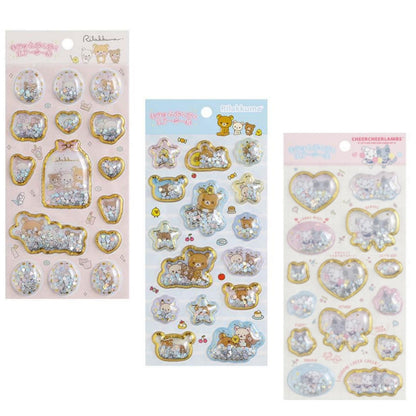 Rilakkuma｜Sparkling Pukupuku Air Sticker｜ 200 x 95mm approx.