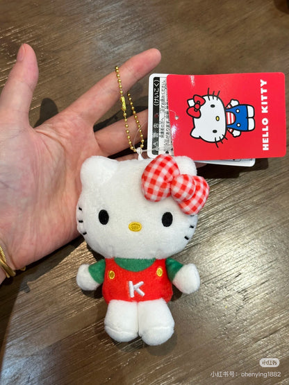 HelloKitty｜Sanrio 50th Anniversary Collection Standard Mascot Holder /Plush Keychain｜ 85x100x45mm approx.