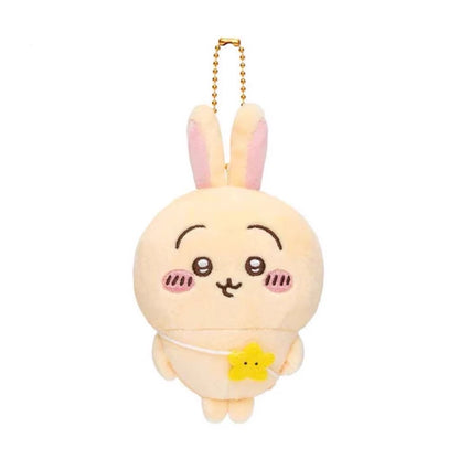 Chiikawa 吉伊卡哇｜Looking forward to going out! Mochitto Puchi MiniMascot背小包包出游系列毛绒挂件/包挂｜约 H135 x W90 x D55mm