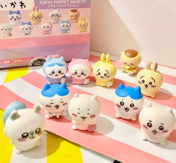 Chiikawa 吉伊卡哇｜桌面小摆件/迷你手办盲盒/全10种/可套在手指上｜1枚入