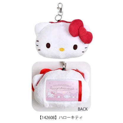Sanrio｜大头玩偶可拉伸零钱包/卡包/包挂｜约14 x 11 x 5 cm