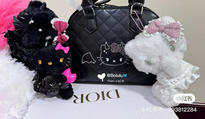 Hello kitty凯蒂猫｜Sanrio Hello Kitty 2-Way Boston / Angel and Little Devil天使恶魔两用包｜约 32.1 x 31.1 x 8.6cm