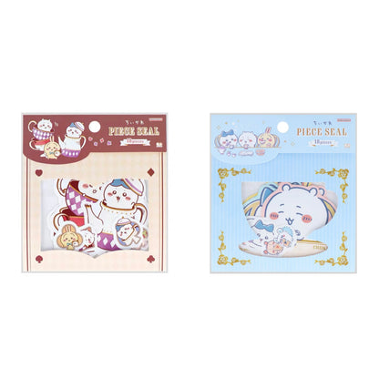 Chiikawa 吉伊卡哇｜Wonder tea time爱丽丝梦游仙境下午茶系列模切贴纸套装｜18枚入