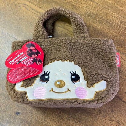 Monchhichi｜insulated lunch bag with fleece fabric｜300mm x 180mm x 120mmapprox.