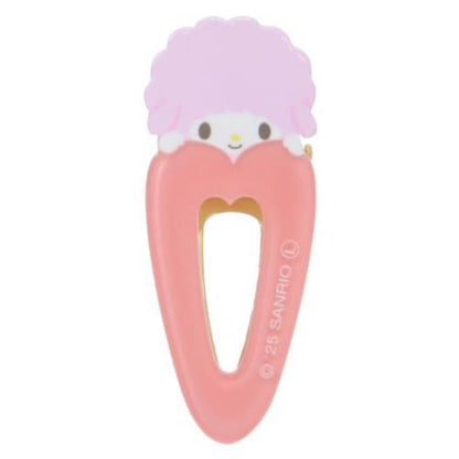 Sanrio｜Heart Acrylic Hair Clip｜35×70×15mm approx.