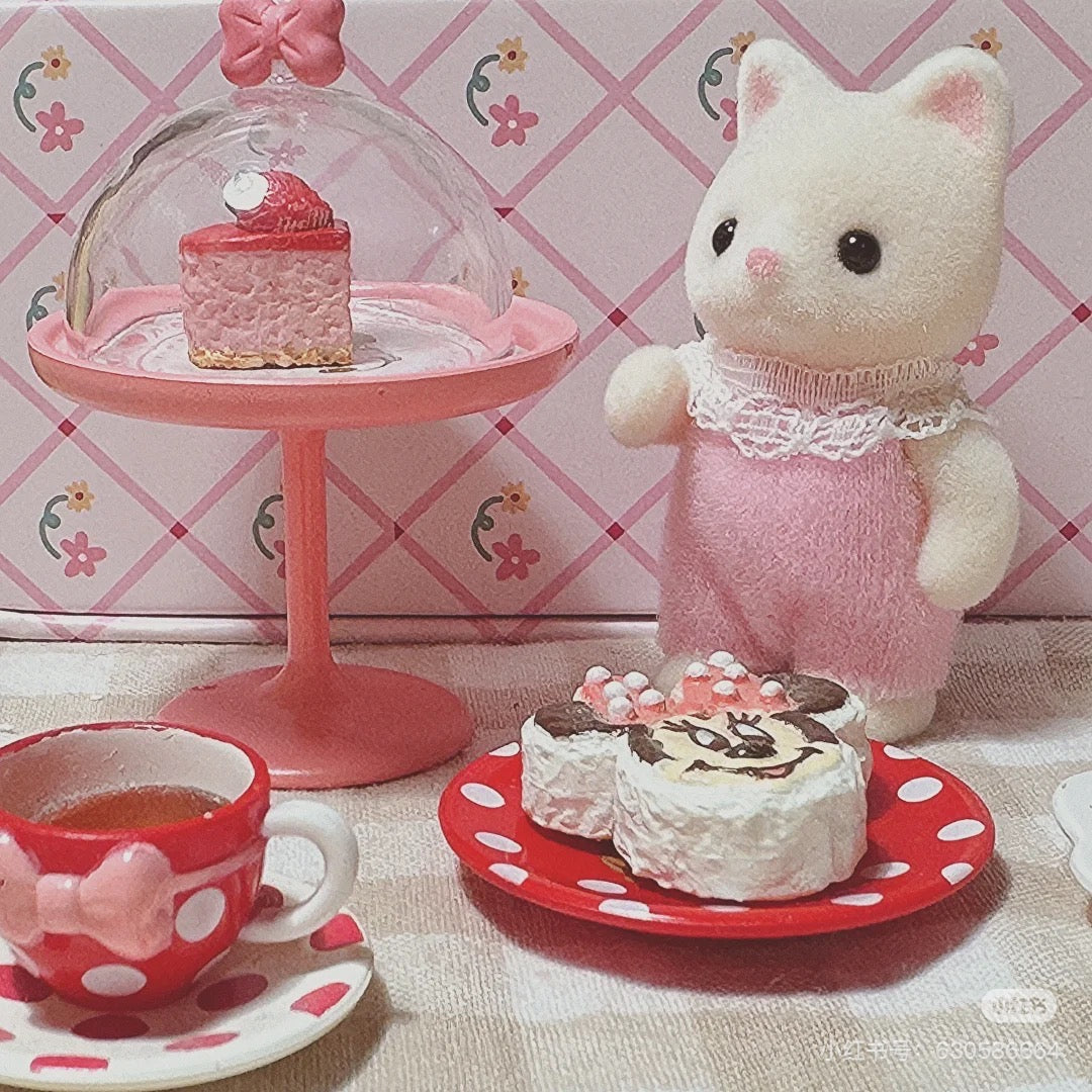 SylvanianFamilies森贝儿家族｜Persian Cat Baby波斯猫宝宝植绒站宝/玩具/过家家