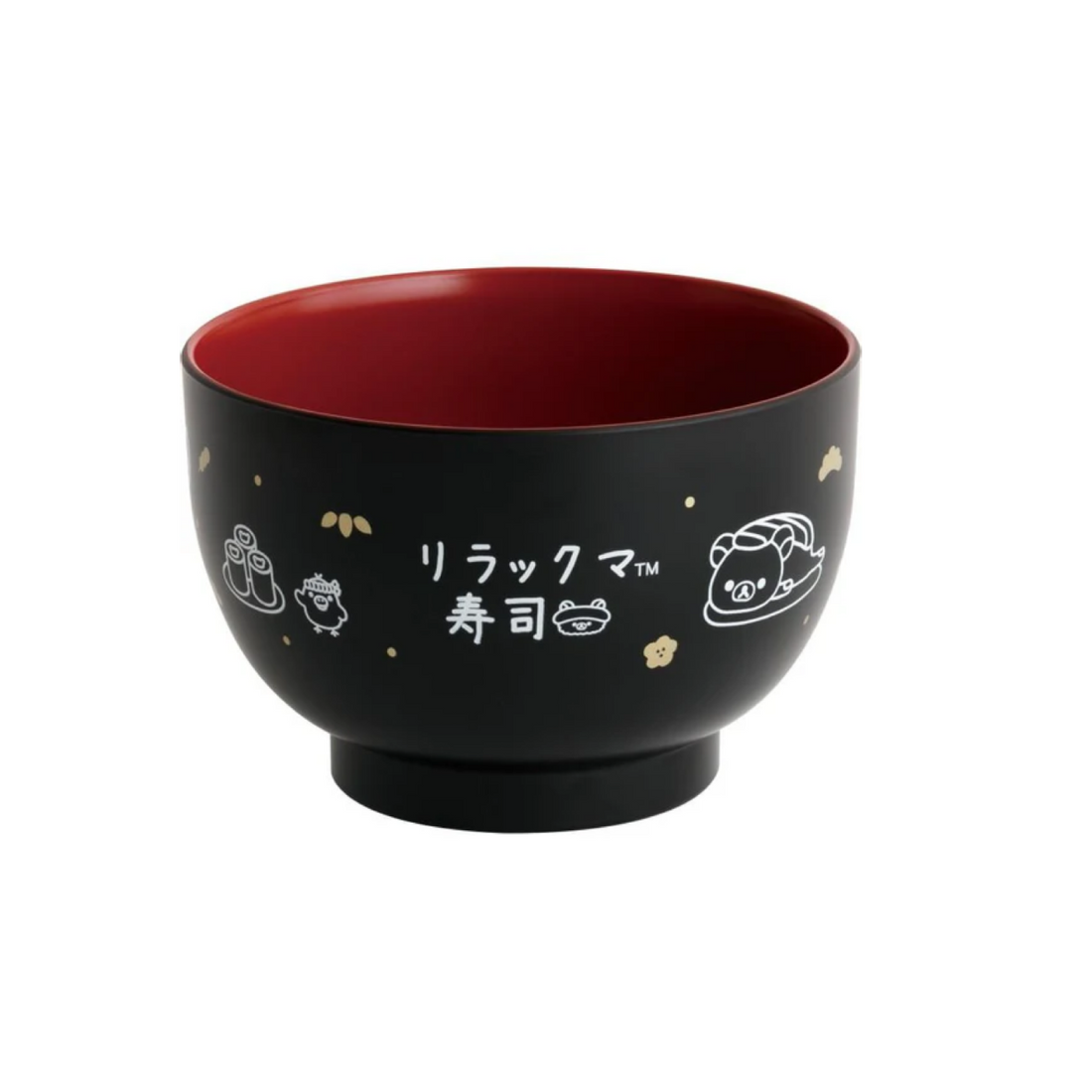 Rilakkuma｜Anytime Sushi Black Soup Bowl｜70×Φ105mm approx.