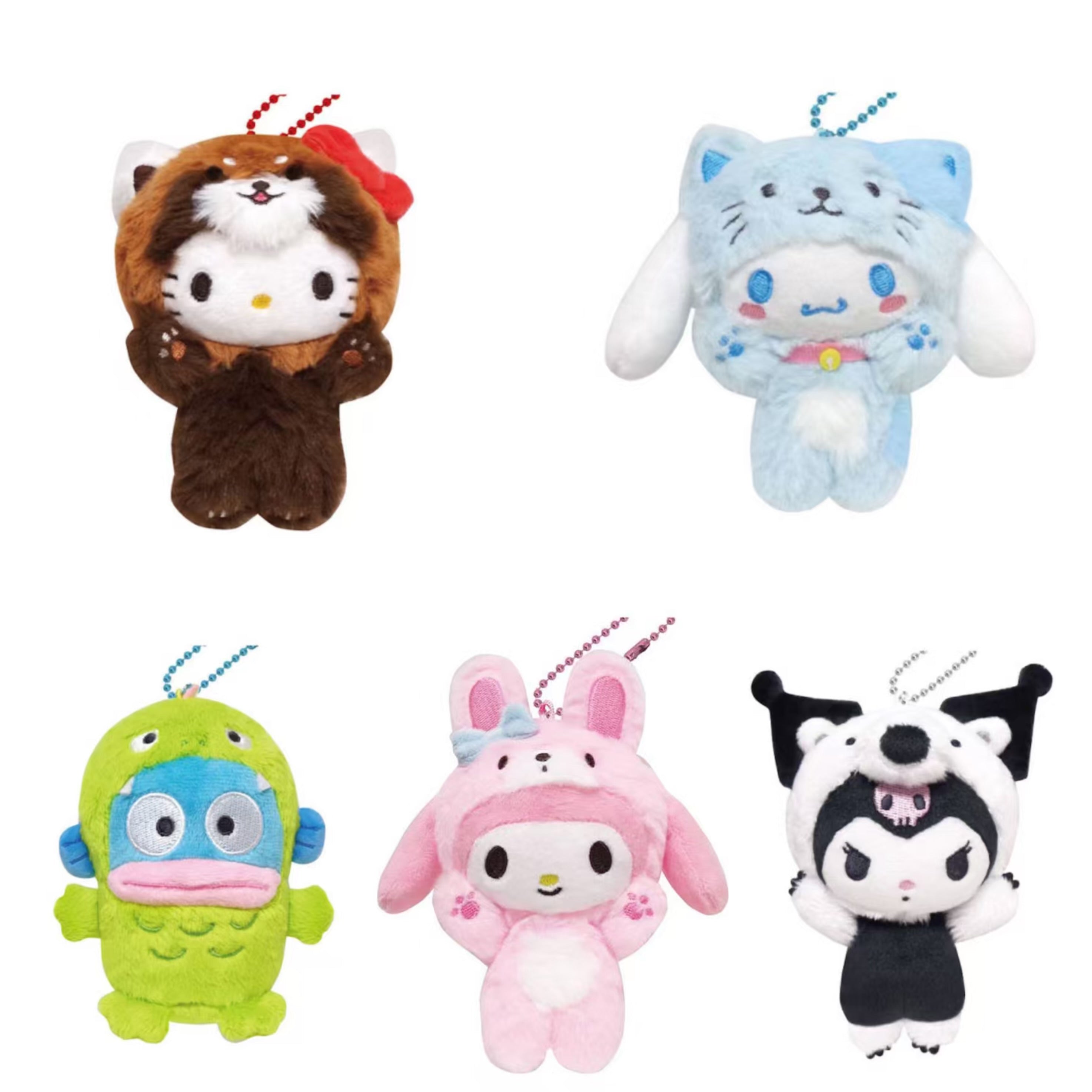 Sanrio｜Cheers Banzai Series Anteater Mascot Holder /Plush Keychain｜115×85×72mm approx.